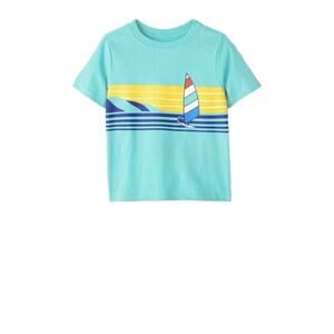NWT Hanna Andersson Wind Surfer Graphic Tee, 85